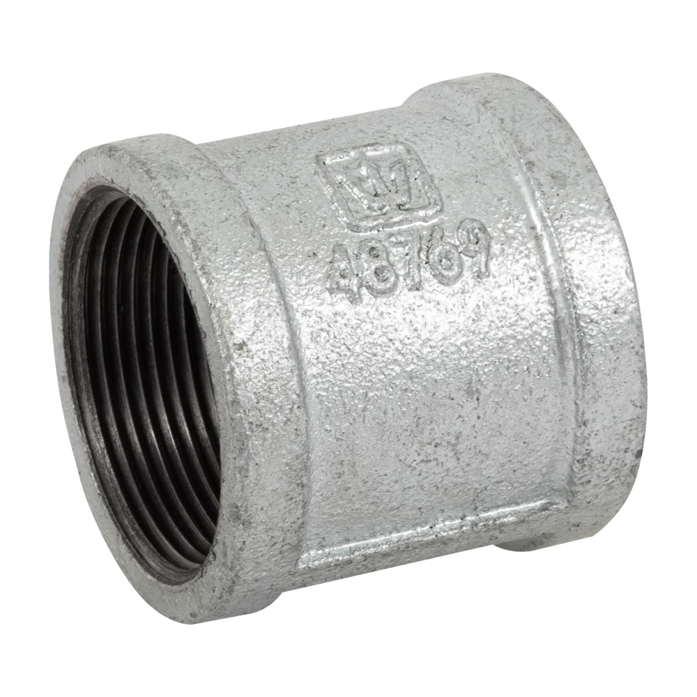 Cople reforzado de acero galvanizado de 1-1/2', FOSET CG-205