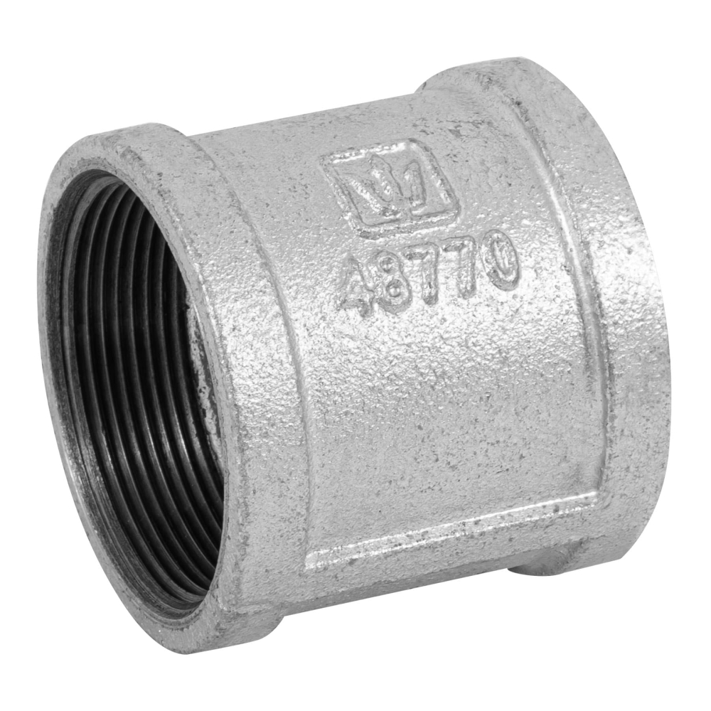 Cople reforzado de acero galvanizado de 2', FOSET CG-206