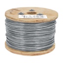 Metro de cable rígido 1/16' acero 7x7 recubierto PVC, 300 m CAB-1/16RX3