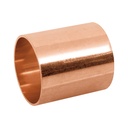 Cople de cobre 1-1/2', sin ranura, FOSET CC-205
