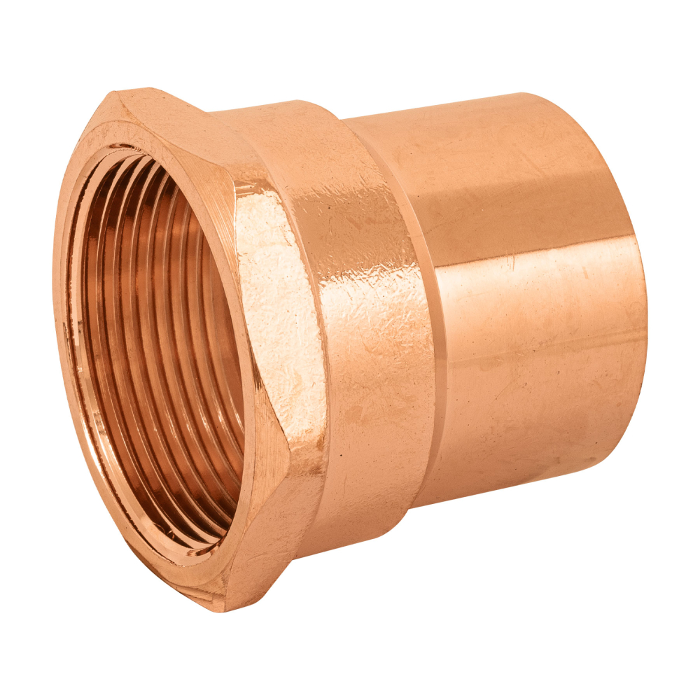 Conector de cobre, rosca interior 1-1/2', FOSET CC-605
