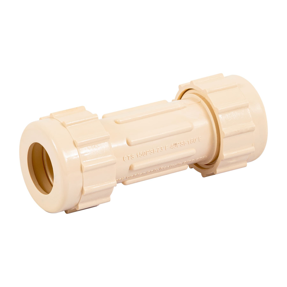 Cople de compresión CPVC de 3/4', FOSET CPVC-272