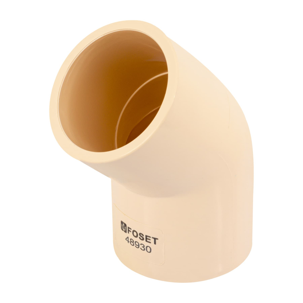 Codo 45° CPVC de 1-1/2', FOSET CPVC-865