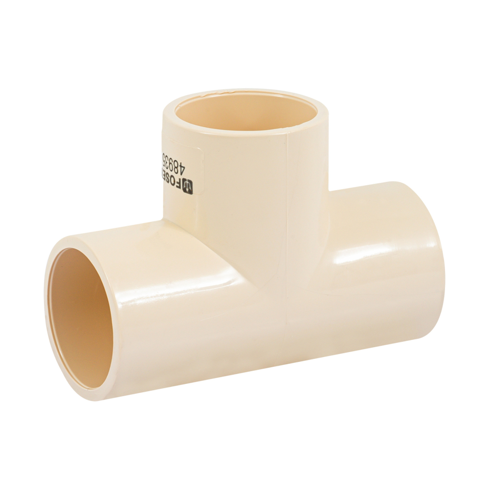 Tee sencilla de CPVC de 1-1/4', FOSET CPVC-764