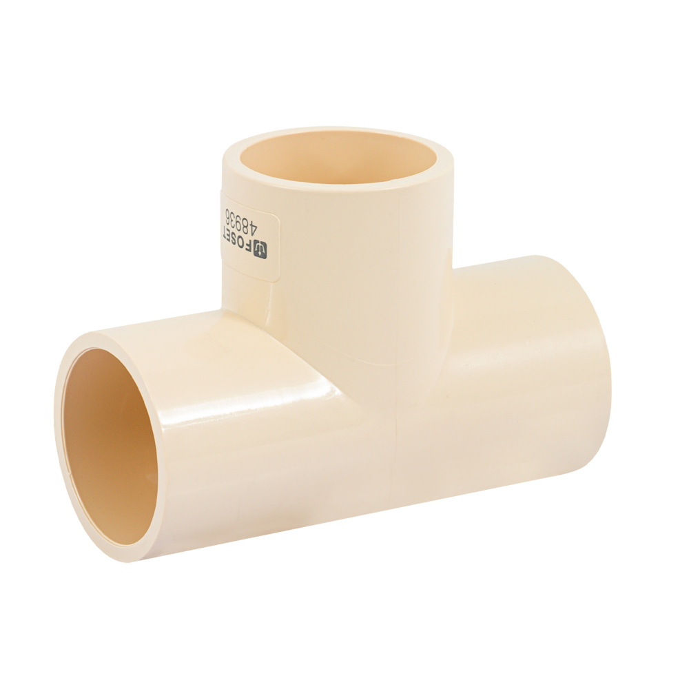 Tee sencilla de CPVC de 1-1/2', FOSET CPVC-765