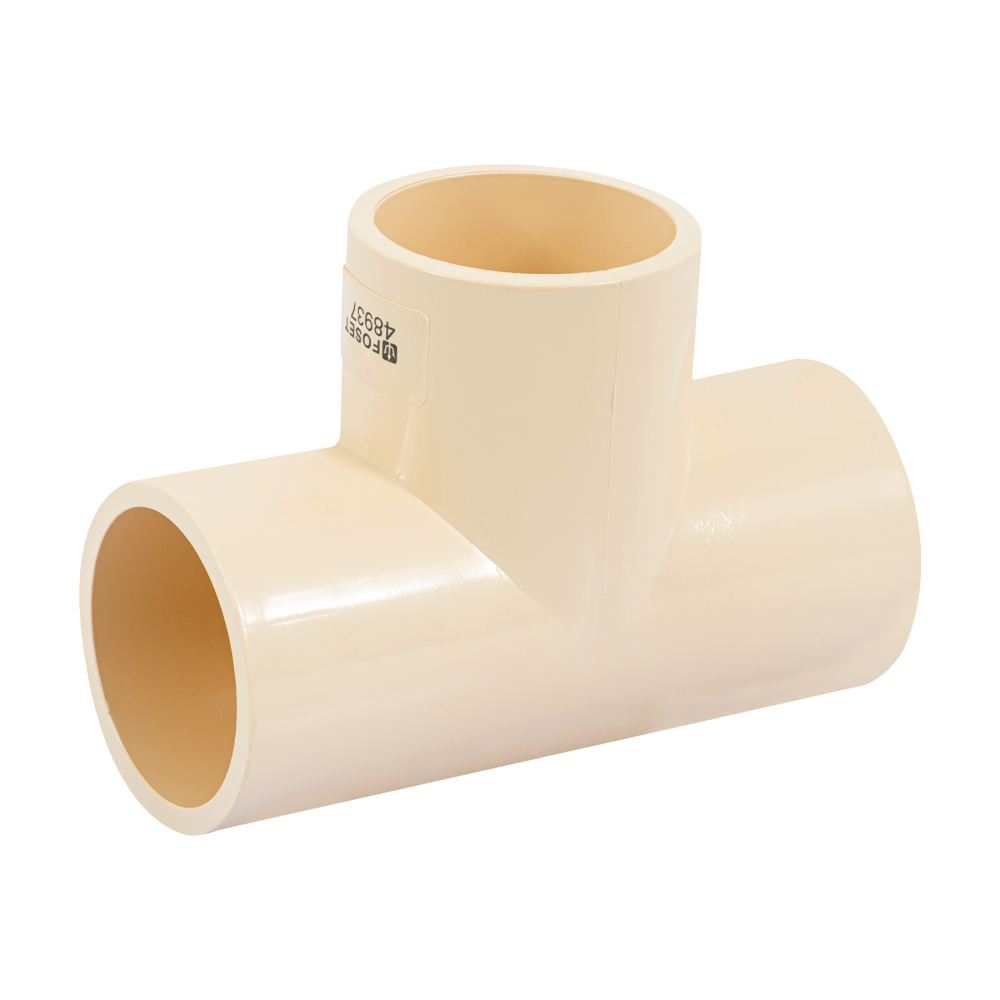 Tee sencilla de CPVC de 2', FOSET CPVC-766