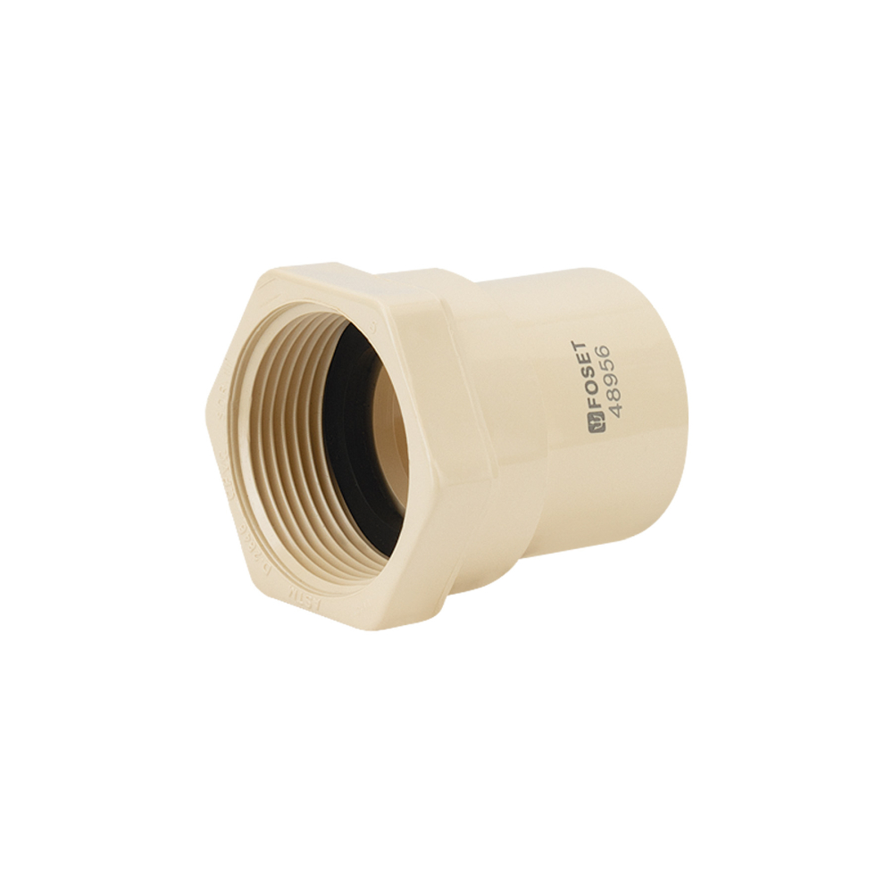 Conector hembra CPVC 1-1/4', FOSET CPVC-604
