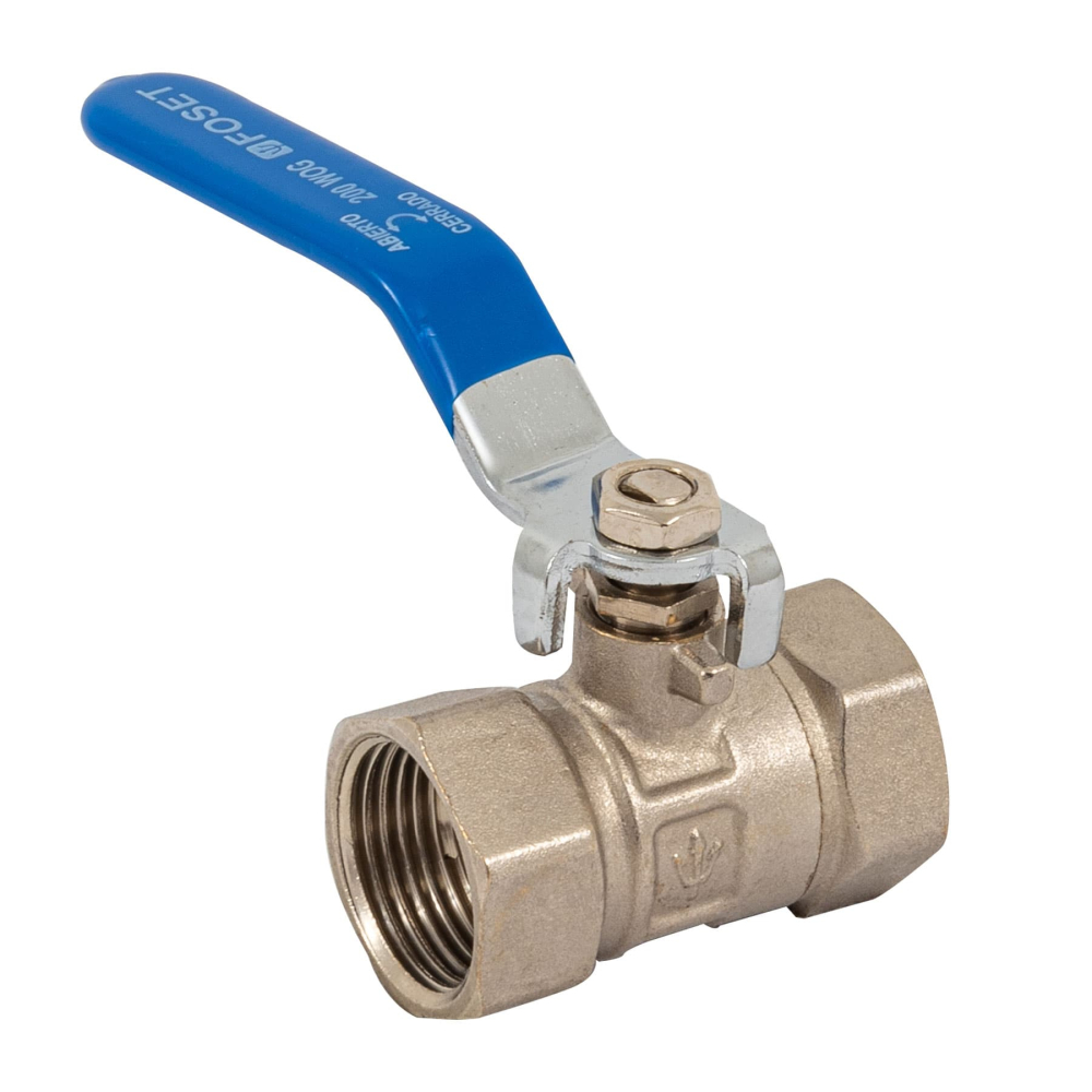 Válvula de esfera de latón, roscable 3/4', FOSET ESRO-3/4
