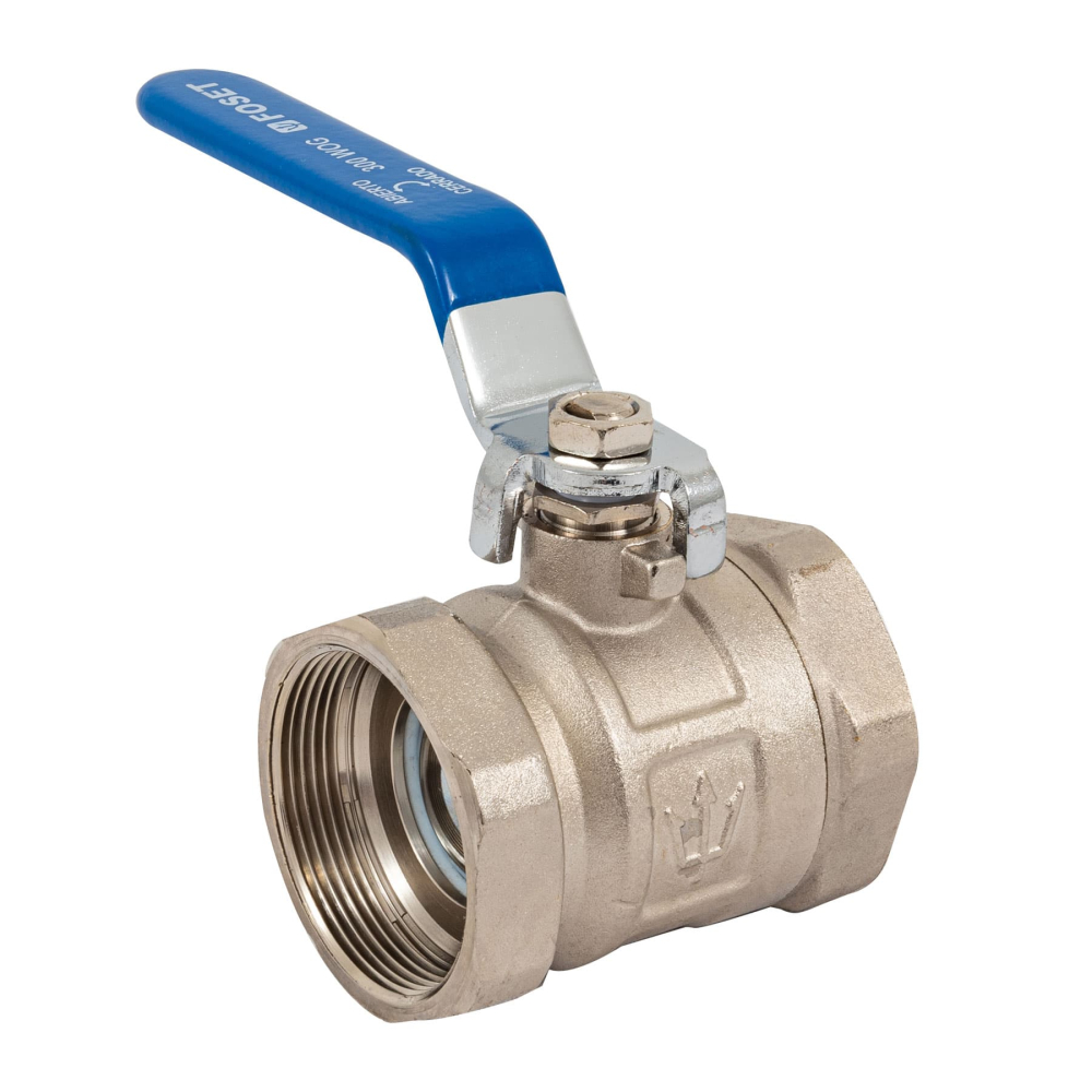 Válvula de esfera de latón, roscable 2', FOSET ESRO-2