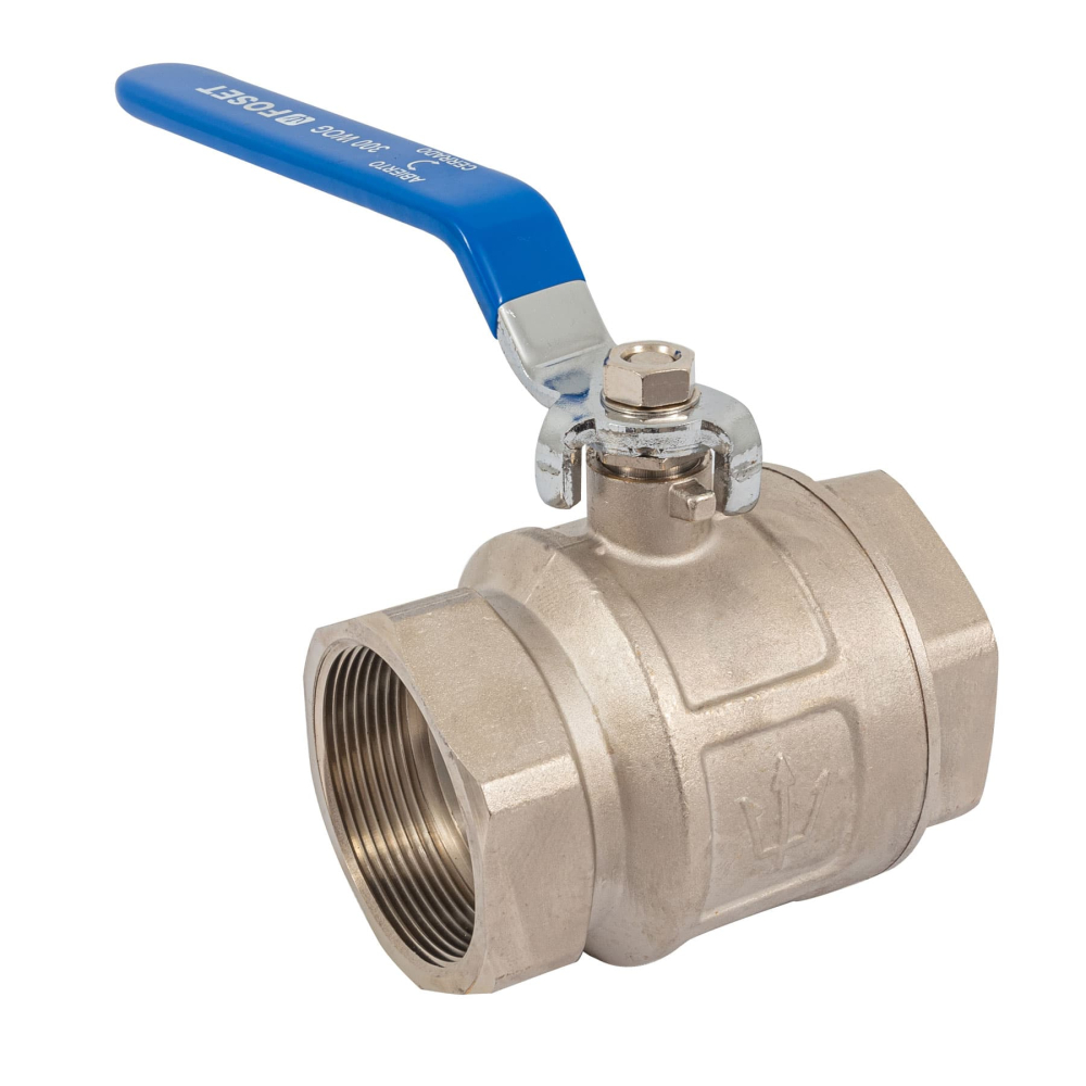 Válvula de esfera de latón, roscable 3', FOSET ESRO-3