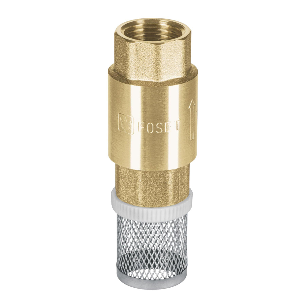 Pichancha tipo check de latón inoxidable 1/2', FOSET PICHA-1/2X