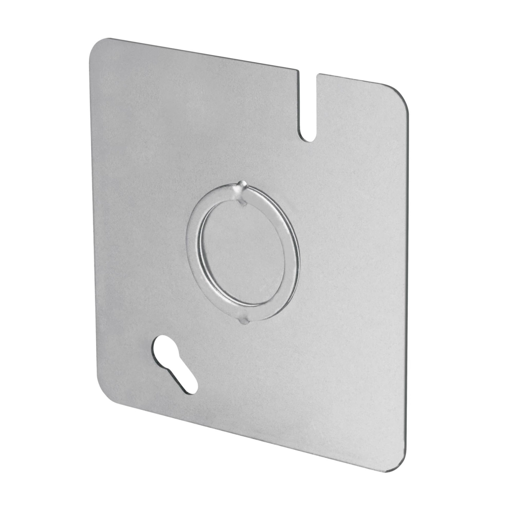 Tapa para caja cuadrada 3' metálica reforzada, VOLTECK TACH-3x3C