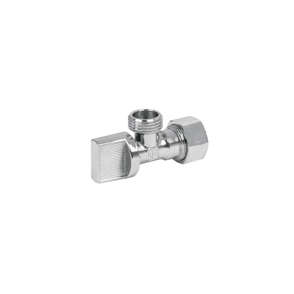 Llave angular 1/2' para CPVC, 1/4 vuelta, barrilito, FOSET ANG-CPVC
