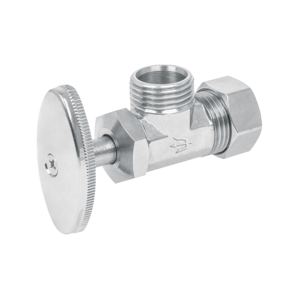 Llave angular 1/2', multivuelta, barrilito, FOSET ANG-03