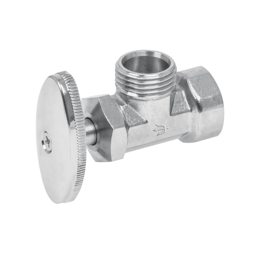 Llave angular 1/2', multivuelta, roscable, FOSET ANG-02