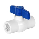 Válvula esfera de PVC 1/2' roscable, FOSET PVC-ES-1/2R