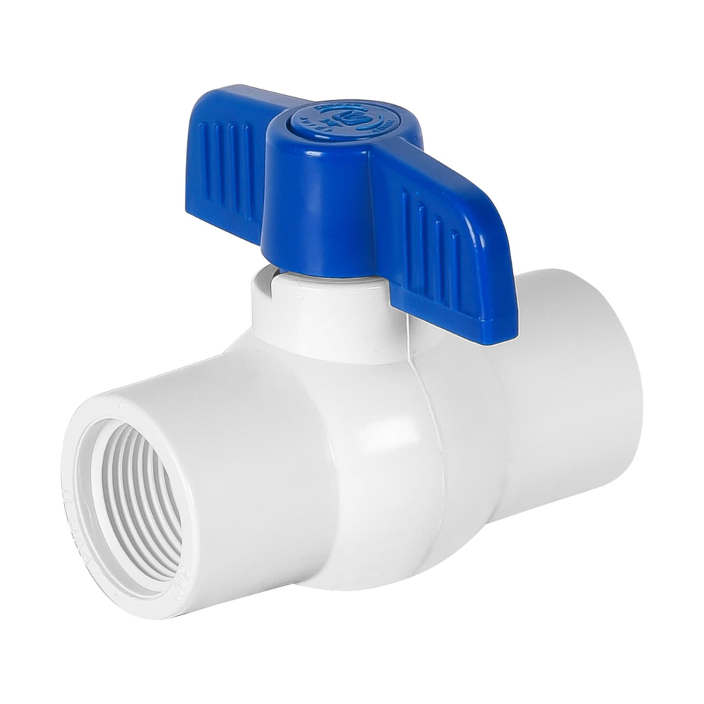 Válvula esfera de PVC 3/4' roscable, FOSET PVC-ES-3/4R