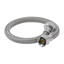 Manguera lavabo/fregadero, vinilo gris, 1/2' x 1/2', 40 cm FLA-40V