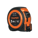 Flexómetro compacto contra impactos 5 m cinta 19 mm, TRUPER FCG-5M