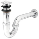 Céspol 1-1/4', contra tipo moneda, latón cromo, para lavabo CE-208