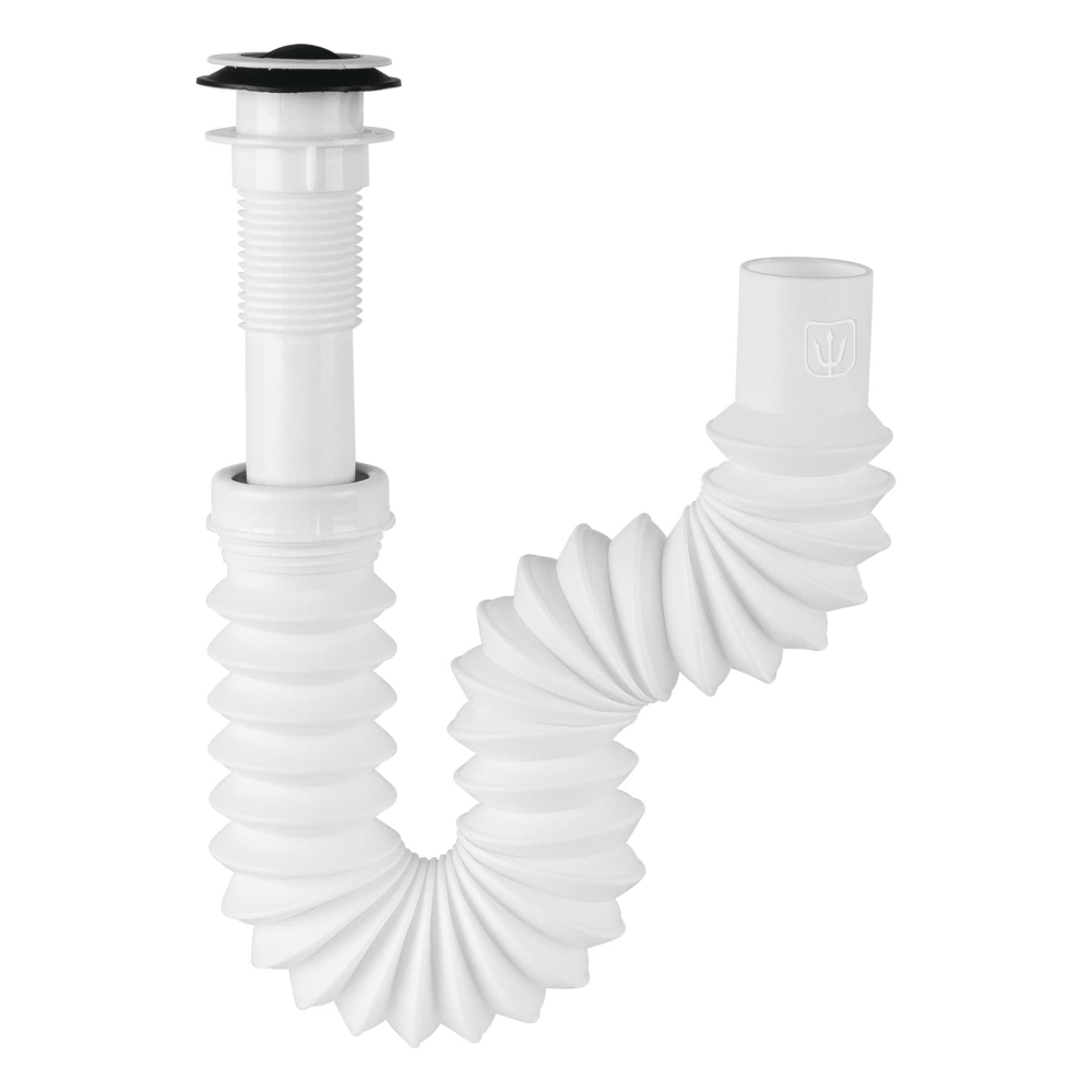 Céspol flexible de polietileno con contra, para lavabo,FOSET CE-235
