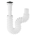 Céspol flexible de polietileno con contra, para lavabo,FOSET CE-235