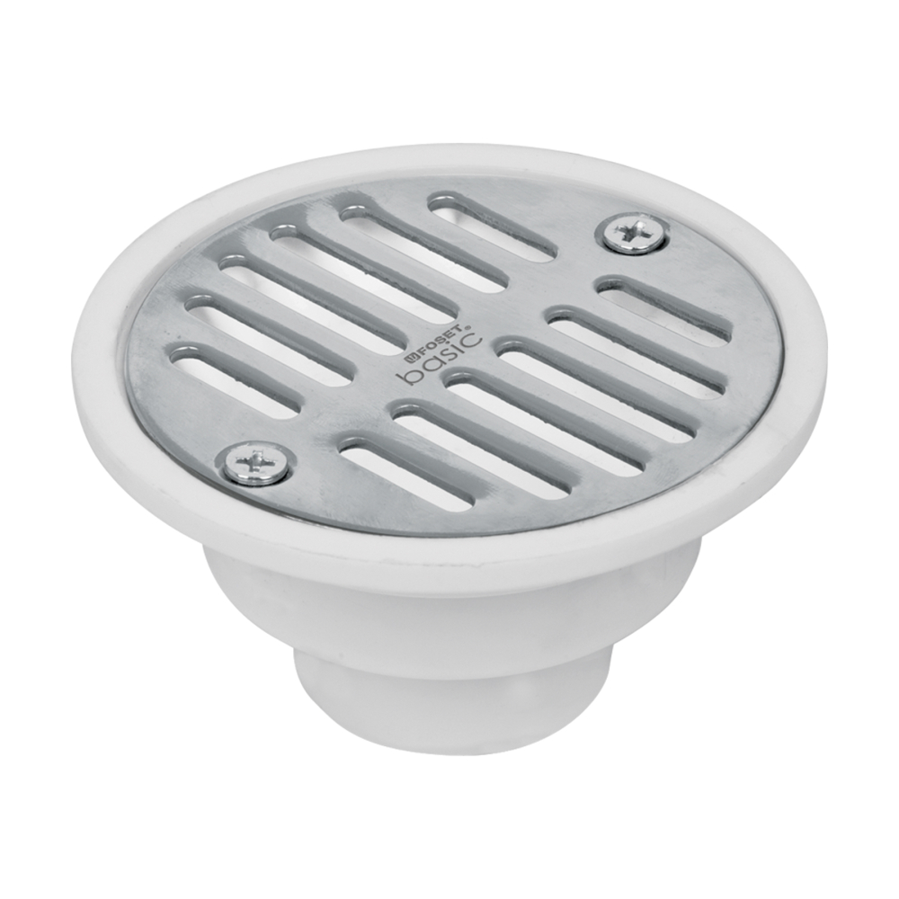 Resumidero polipropileno, redondo, modelo 'A', 3-3/4', BASIC RS-502