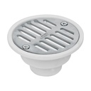 Resumidero polipropileno, redondo, modelo 'A', 3-3/4', BASIC RS-502