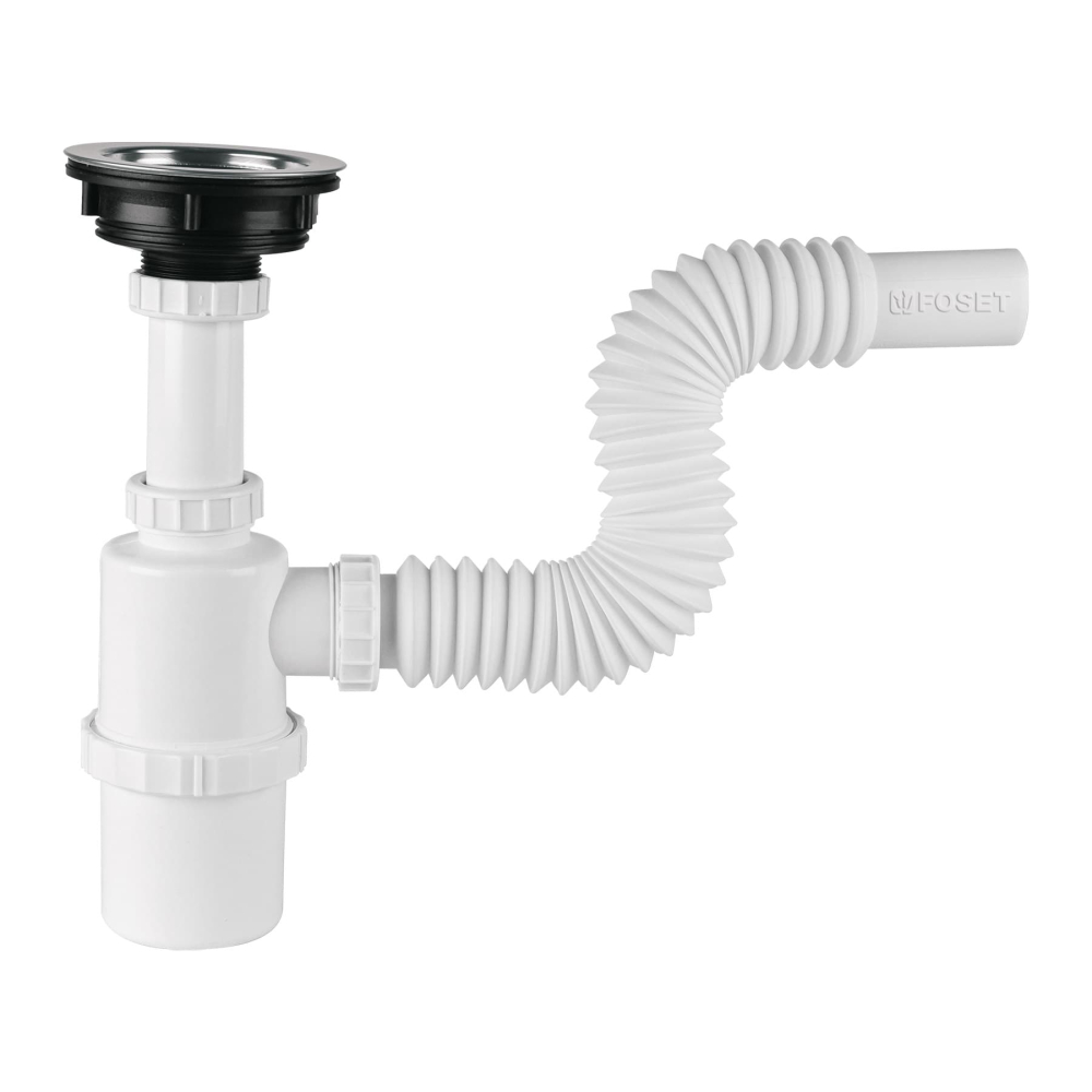 Céspol de bote con contracanasta de acero inox. p/fregadero CE-292