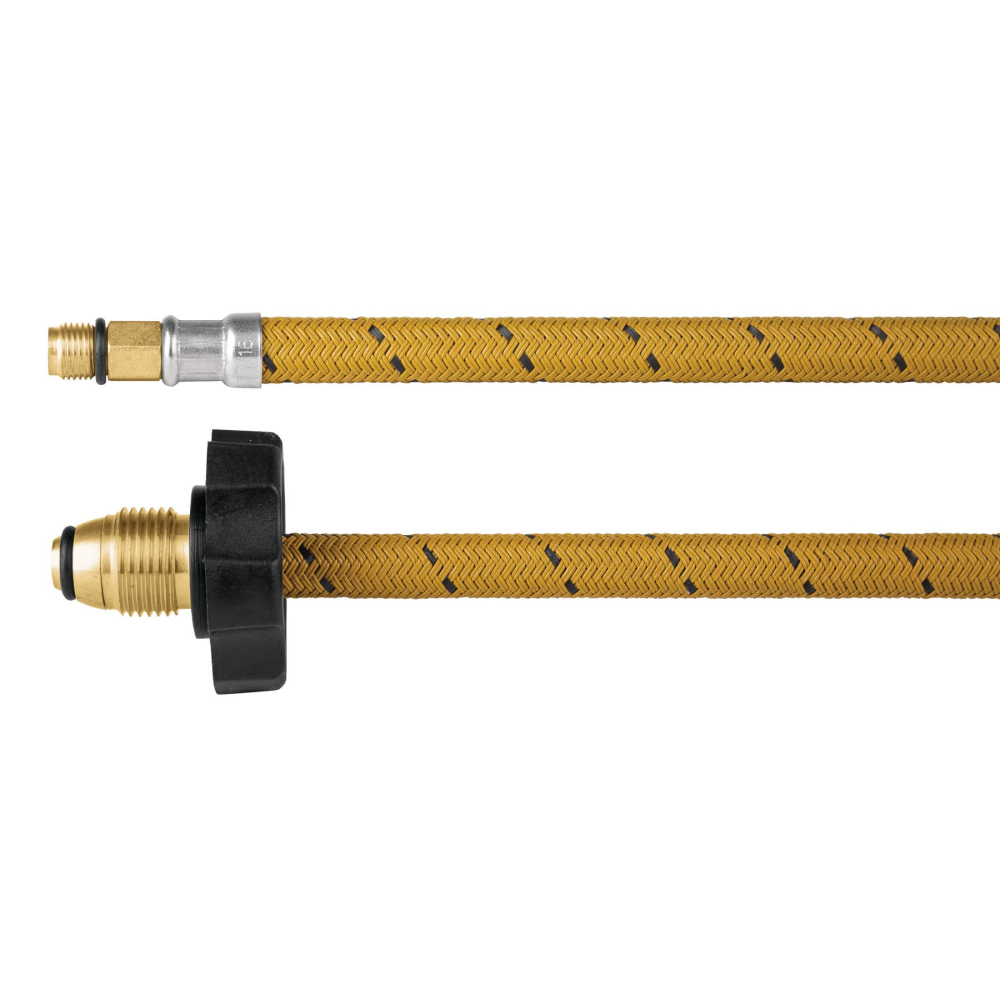 Manguera pigtail, vinilo, 7/16' x 7/8', 55 cm, FOSET FPIG-55V