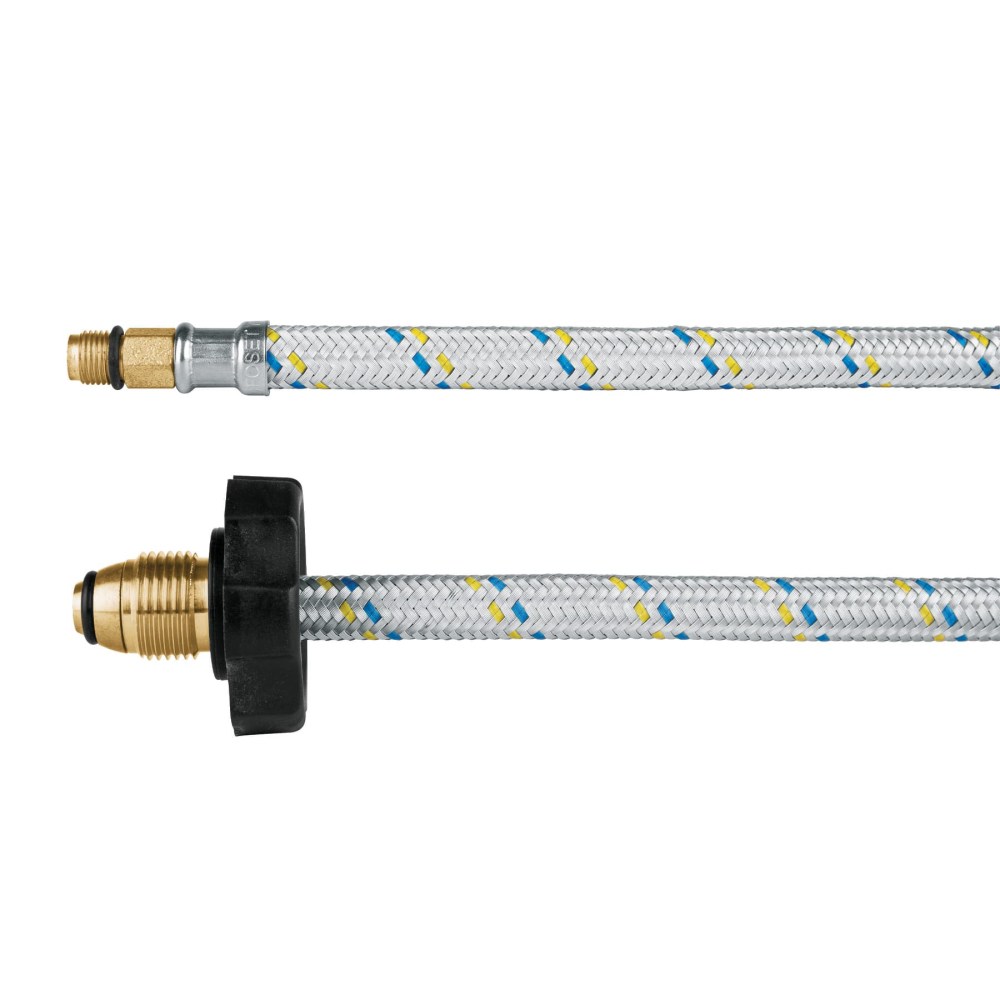 Manguera pigtail, aluminio, 7/16' x 7/8', 55 cm, FOSET FPIG-55