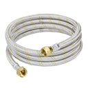 Manguera para gas, acero inox, 3/8' flare, 200 cm, FOSET FGA-20X