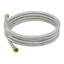 Manguera para gas, acero inox, 3/8' flare, 300 cm, FOSET FGA-30X