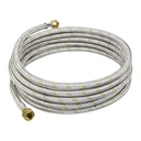 Manguera para gas, acero inox, 3/8' flare, 500 cm, FOSET FGA-50X