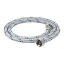 Manguera lavabo/fregadero, aluminio, 1/2' x 1/2', 100cm FFR-100