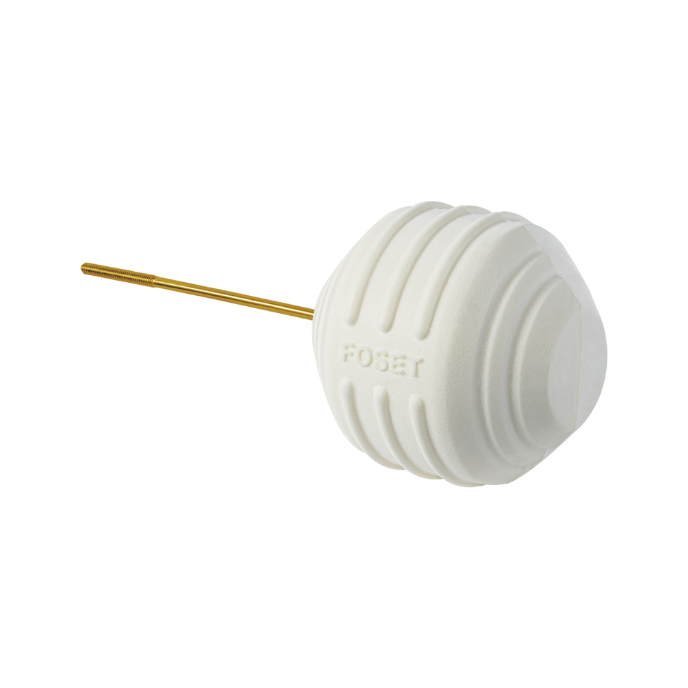 Flotador de poliuretano # 5 con varilla, FOSET FPOL-5