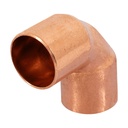 Codo 90° de cobre de 1/2', FOSET CC-561