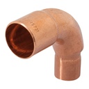Codo 90° reducción de cobre de 3/4' x 1/2', FOSET CC-521