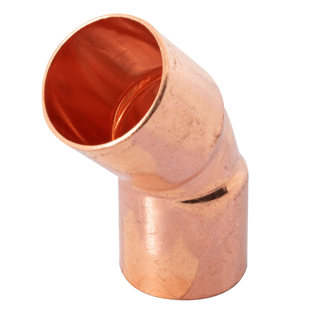 Codo 45° de cobre 1', FOSET CC-863