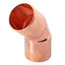 Codo 45° de cobre 1', FOSET CC-863