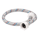 Manguera p/WC, aluminio, 1/2'x7/8', 50cm, plást/plást, BASIC FWC-PP50P