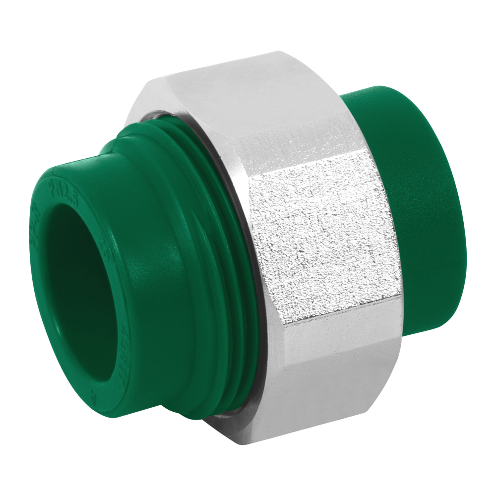 Tuerca unión PPR, tuerca latón,  3/4', FOSET CV-972