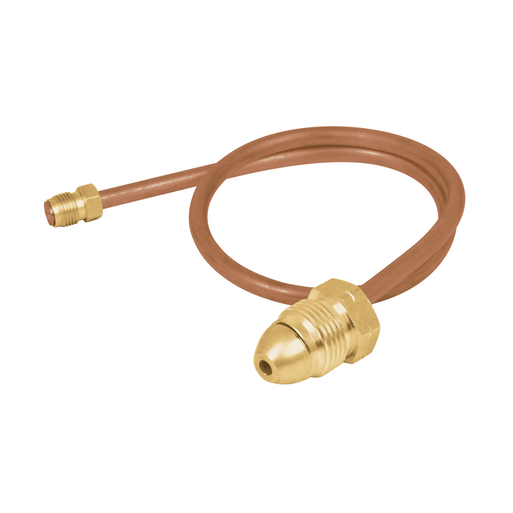 Pigtail con tuerca izquierda, punta pol, 50 cm, FOSET PIPO-50