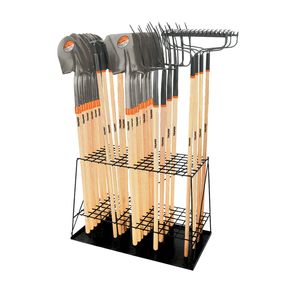 Rack de piso para herramientas de mango largo, TRUPER RACK-ML