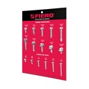 Exhibidor FIERO de pijas punta de broca EXF-PIBR