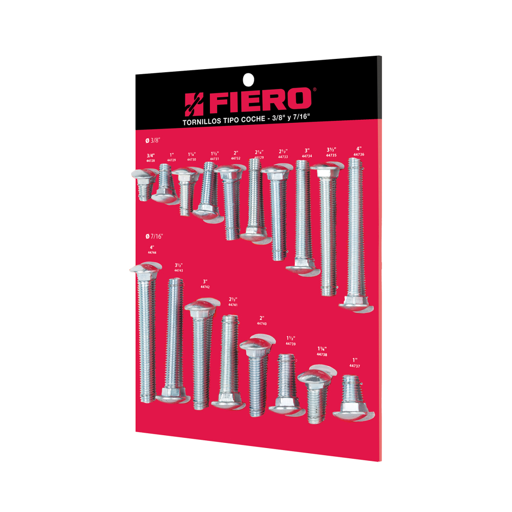 Exhibidor FIERO de tornillos #2, tipo coche EXF-TORC-2