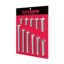 Exhibidor FIERO con tornillos tipo máquina, 1/2' EXF-TORM-1/2