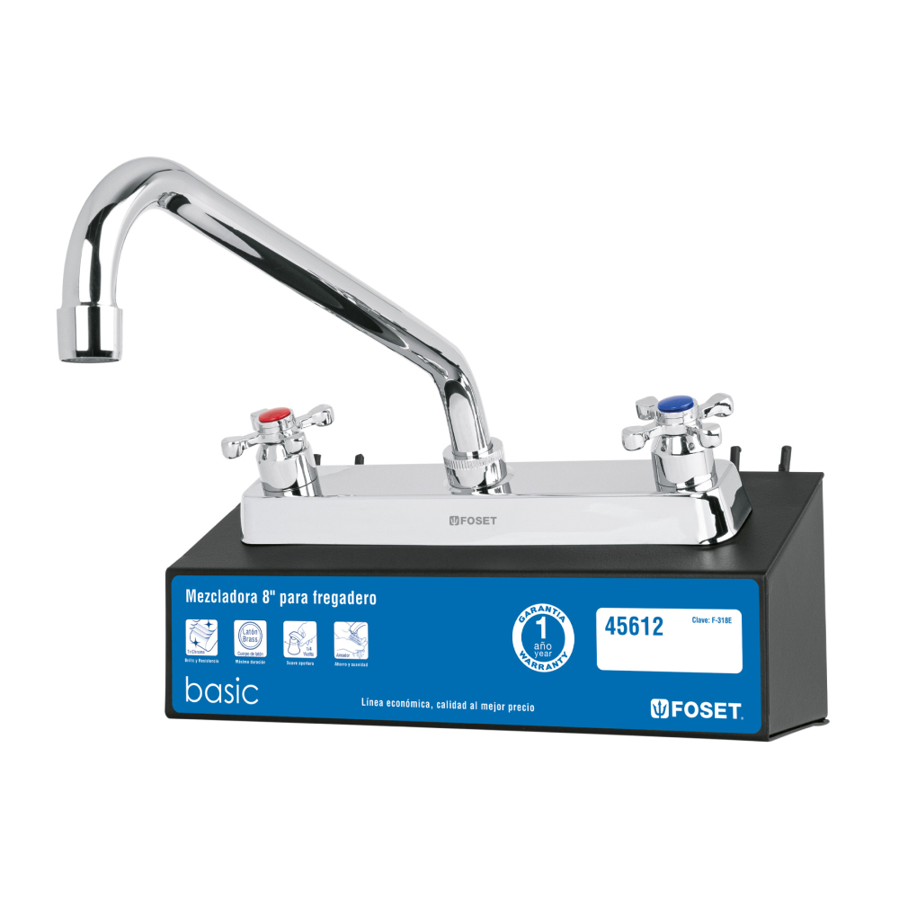 Exhibidor con mezcladora F-318E, FOSET EX-F-318E