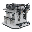 Mueble exhibidor con herramientas de demolición R-MAQ-DE