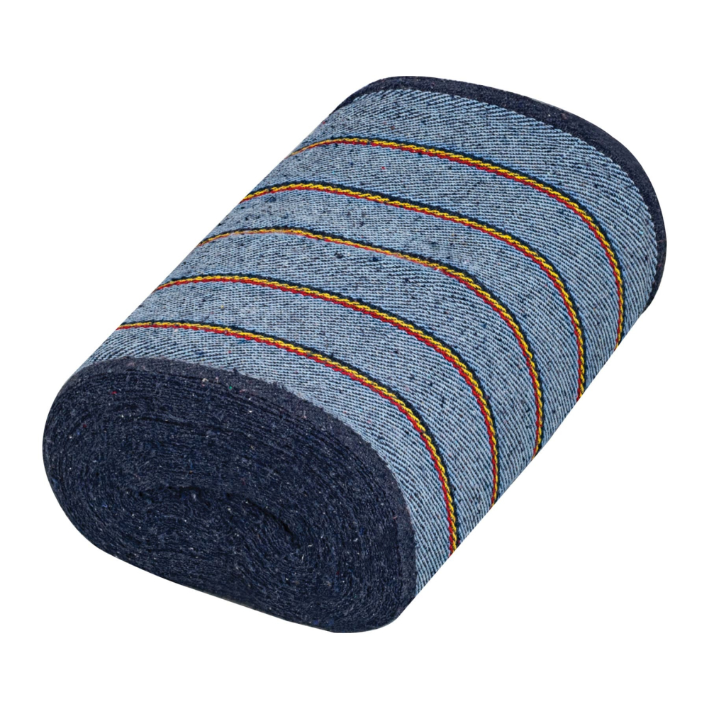 Rollo de 25 m de jerga sarga gruesa azul, KLINTEK JER-25A